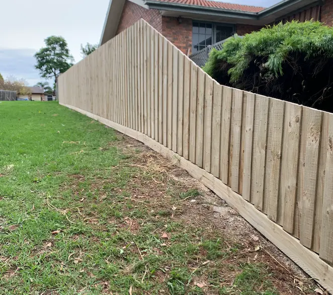 Fence after restoration—refinished and sealed